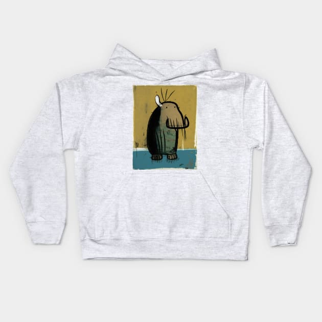 Walrus Kids Hoodie by Walter WhatsHisFace